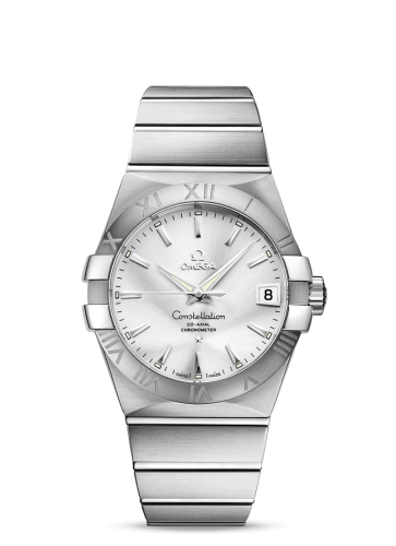 Omega Constellation Co-Axial 38 Stainless Steel / Silver